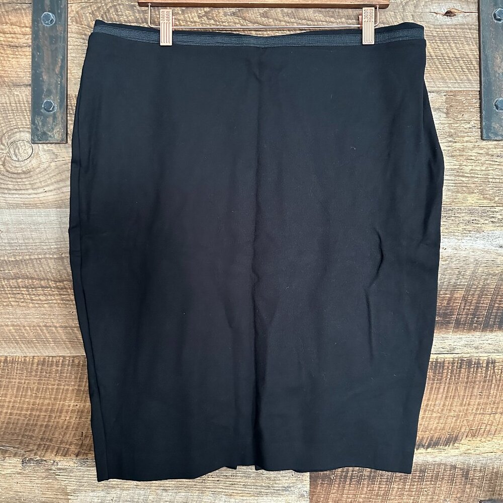 Black Boden Hampshire Ponte Pencil Skirt Size 14
